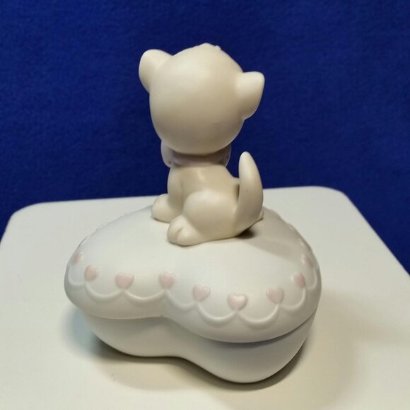 Precious Moments Forever Friends Cat Trinket Box Jonathan and David E-9253 Fish - Picture 5 of 10